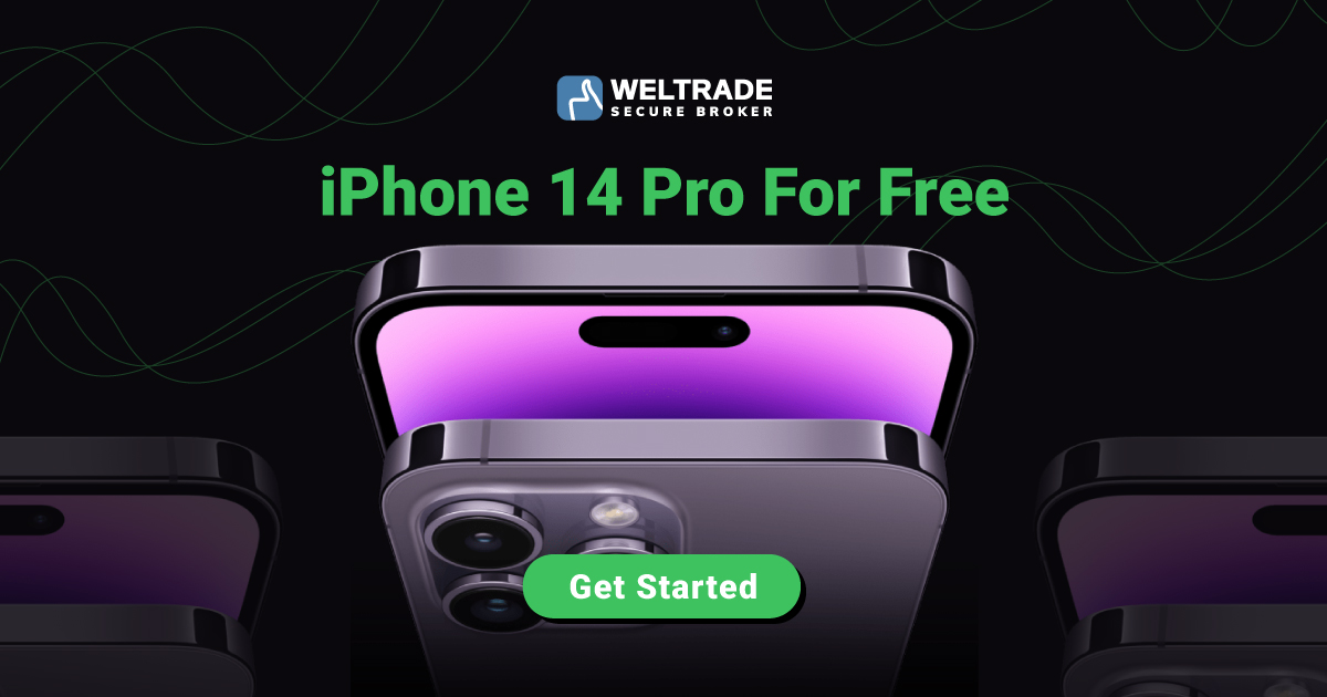 Get a free iPhone 14 Pro from Weltrade