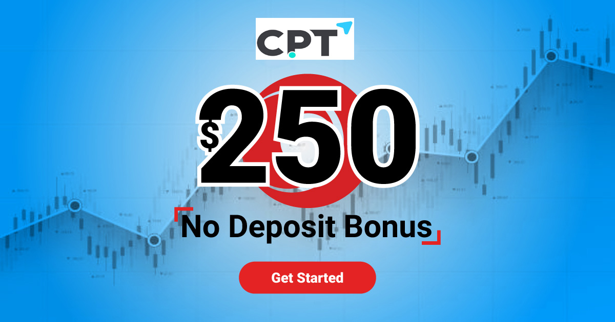 $250 Welcome Non-Deposit Bonus at CPT Markets Now