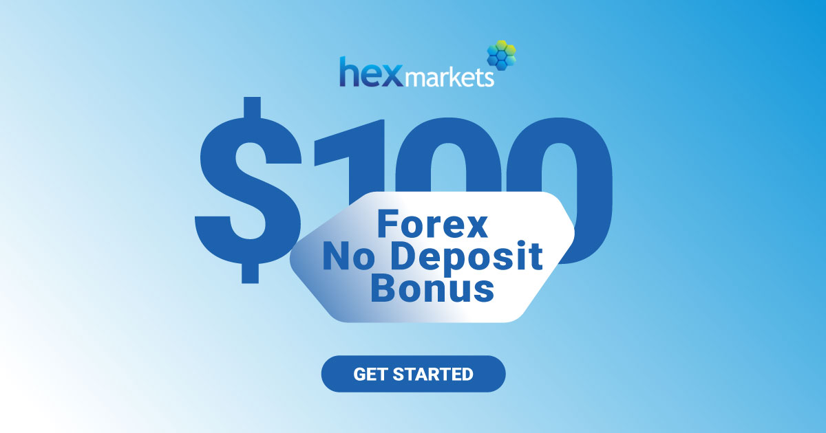 Get a New Forex $100 No Deposit Bonus at Hex Markets