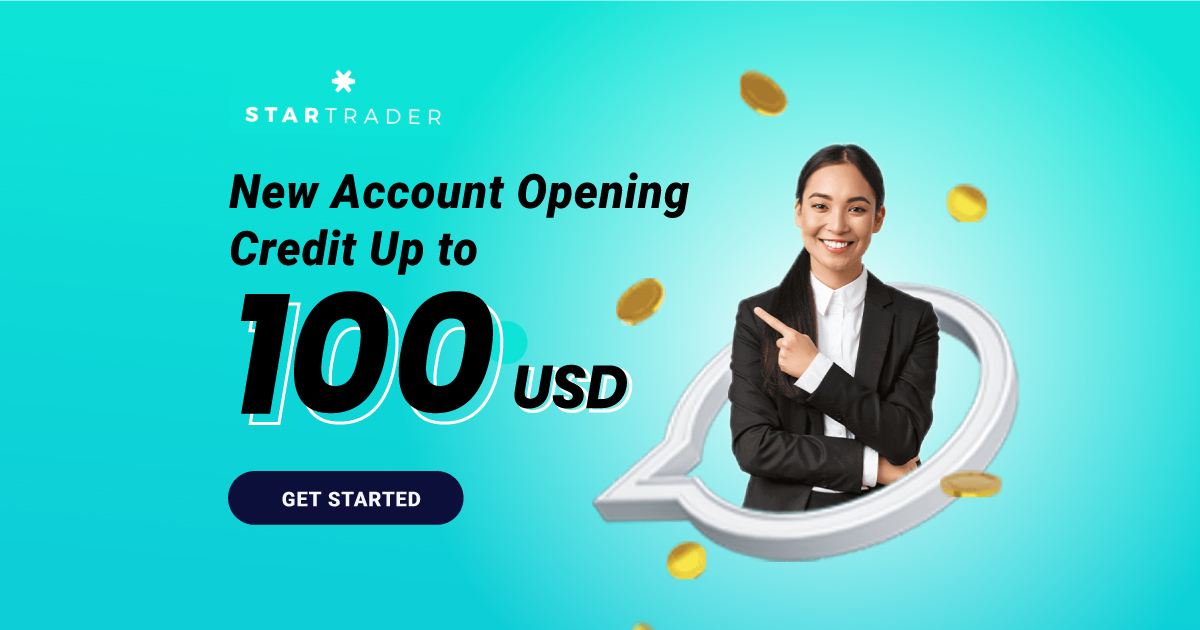 $100 STARTRADER Free Account Opening Credit Bonus$100 STARTRADER Free Account Opening Credit Bonus