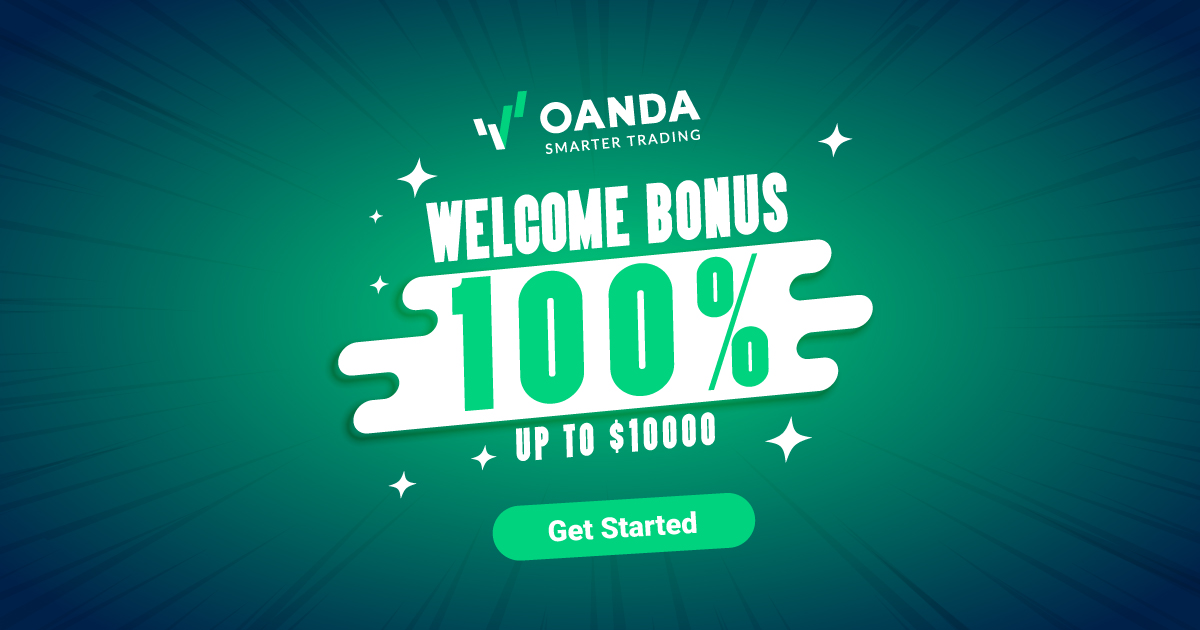 OANDA 100% Welcome Bonus up to 10000 USDOANDA 100% Welcome Bonus up to 10000 USD