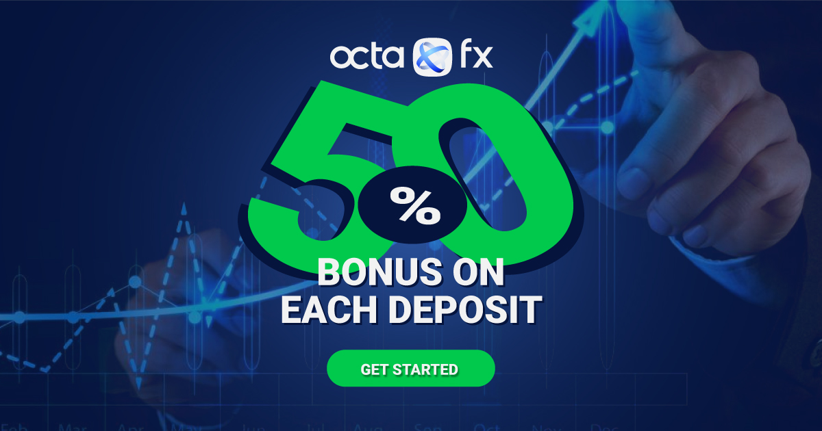 Forex 50% Bonus on Each Deposit by OctaFXForex 50% Bonus on Each Deposit by OctaFX