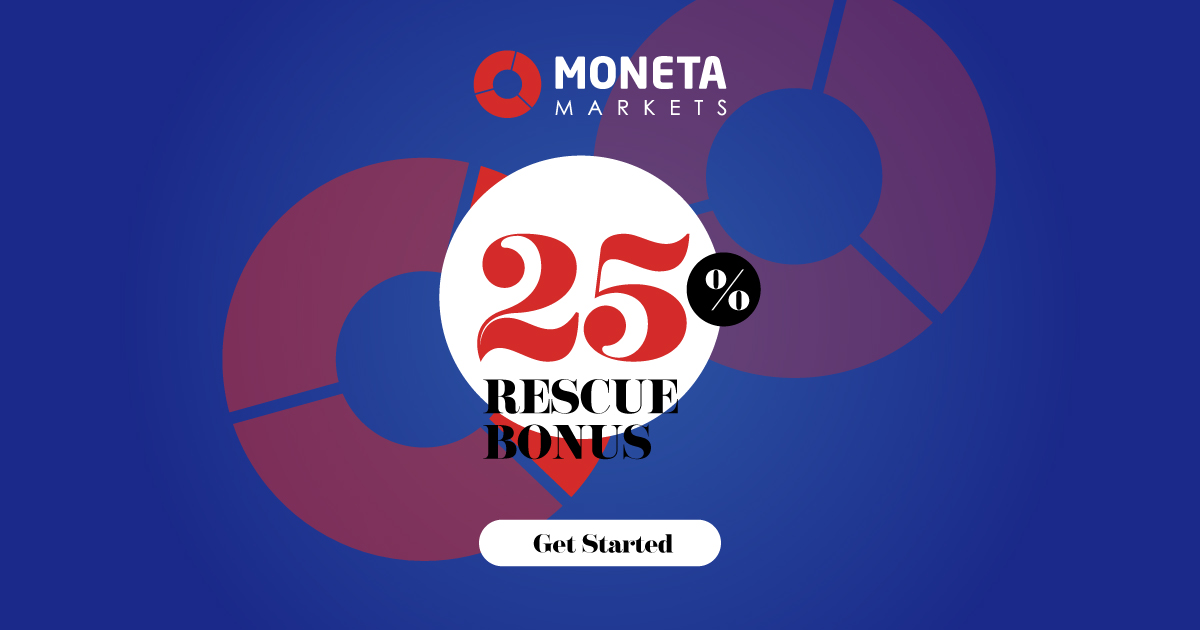 Moneta Markets 25% Rescue Bonus Forex