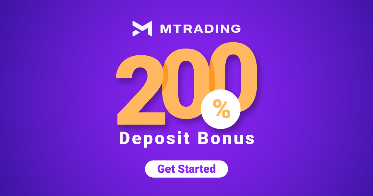 Welcome Forex 200% Deposit Bonus by Mtrading