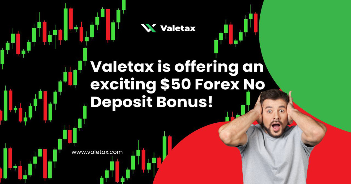 $50 Free to Trade Valetax No Deposit Trading Bonus