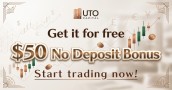 UTO Capital $50 No Deposit Bonus Forex for New Traders