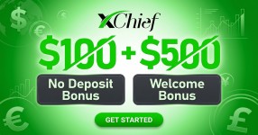 xChief $100 Welcome Bonus for forex new users