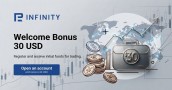 RInfinity $30 Free Forex Welcome Bonus and Trading