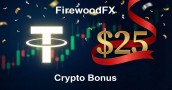 FirewoodFX $25 Crypto Bonus and start trading