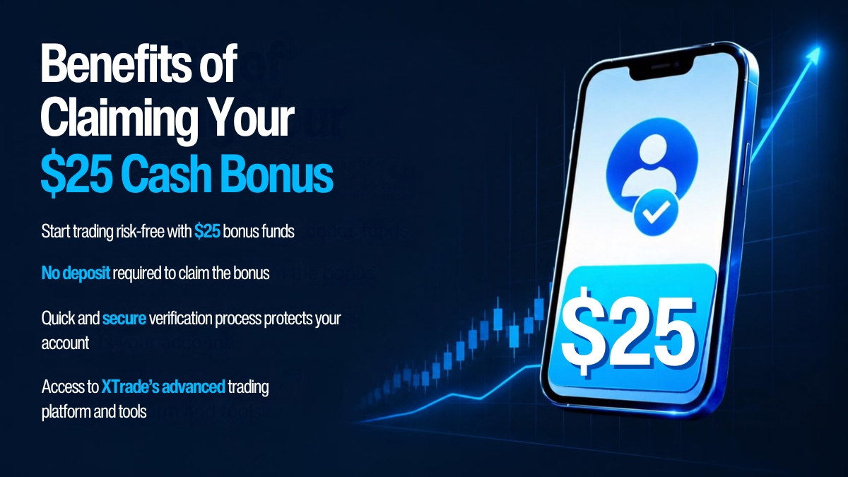 XTrade $25 Phone Verification Forex No Deposit Bonus