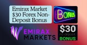 Emirax Market $30 Non-Deposit Free Forex Bonus